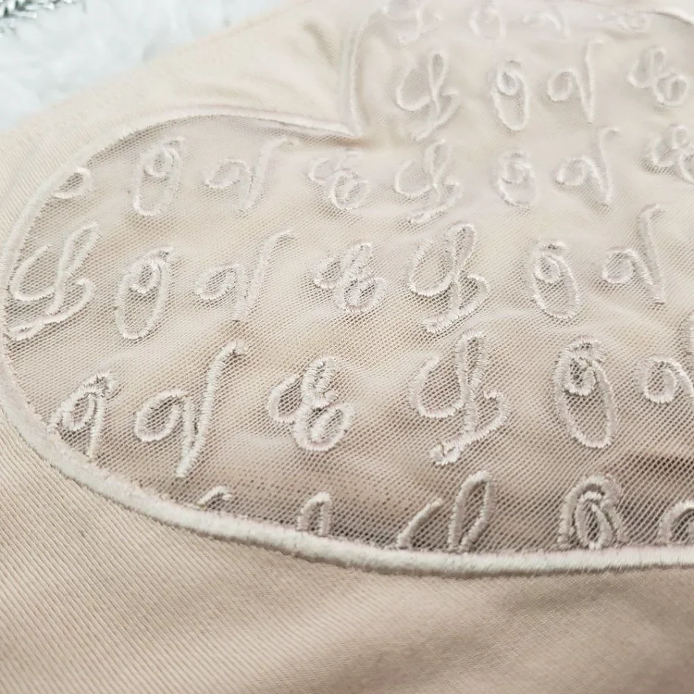 VS Sexy Beige Cut out Logo Heart BIKINI SMALL NWT - Picture 4 of 4